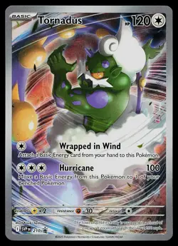 Pokemon Card - Tornadus Scarlet & Violet Promo 210 Holo Illustration Rare - Image 1