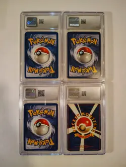 4 CGC Vintage Graded Pokemon Cards Lot 2 Holos 2 Non Holos - Image 2