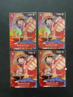 One Piece 4X MONKEY.D.LUFFY P-001 Premium Card FEST. 23-24 EDITION - ENG ENGLISH - Image 1