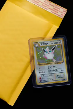 [A] Wigglytuff Pokemon Card 1997 P.M Japanese Jungle - Image 1