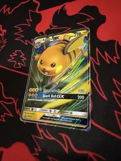 Pokemon TCG Raichu GX SM213 Black Star Sun Moon Promo Holo Card - Image 3