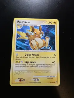 Raichu 77/147 Supreme Victors Uncommon Pokemon Card - LP - Image 1