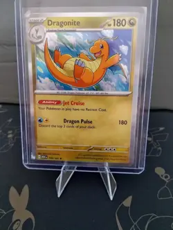 Pokemon TCG Dragonite Scarlet & Violet Holo Rare Card 149/165 - Image 1