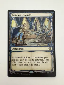 Training Grounds Showcase MTG Magic the Gathering Card NM Near Mint MAT - Image 1