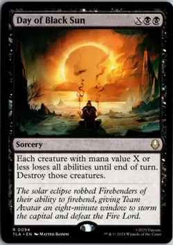 Day of Black Sun R Avatar: The Last Airbender 94 NM Magic - Image 1