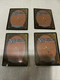 Mtg Barbed Sextant X4 From Ice Age Signed By Artist Amy Weber - Image 2