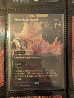 Bitterbloom Bearer SERIALIZED 072/500 Magic The Gathering Lorwyn Eclipsed - Image 2