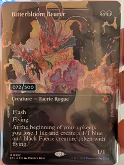 Bitterbloom Bearer SERIALIZED 072/500 Magic The Gathering Lorwyn Eclipsed - Image 4