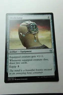 MTG Skullclamp x1- -Commander Anthology-Lightly Played - Image 1