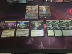 MTG Lorwyn Eclipsed Lands Foil/Nonfoil Borderless Overgrown Tomb Blood Crypt lot - Image 5