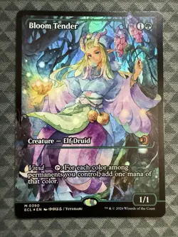 MTG Bloom Tender #0390 Foil Showcase Mythic Lorwyn Eclipsed (ECL) - Image 2