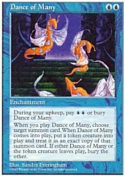 Dance of Many LP, English MTG Fifth Edition - Image 1