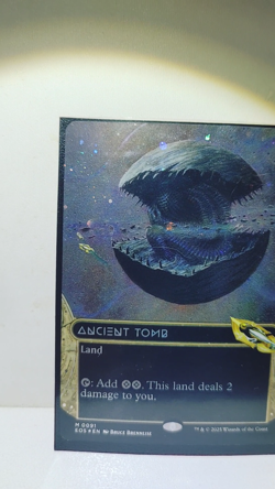 Ancient Tomb (0091) (Borderless) (Galaxy Foil) Edge of Eternities: Stellar... - Image 2