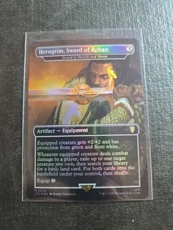 Herugrim, Sword of Rohan, Tales of Middle-Earth Commander (LTC) #354, NM CC1322 - Image 1