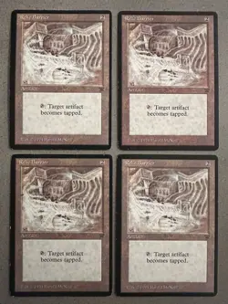 4x Relic Barrier- Legends - Mtg - Vintage Magic The Gathering - Old School - Image 1