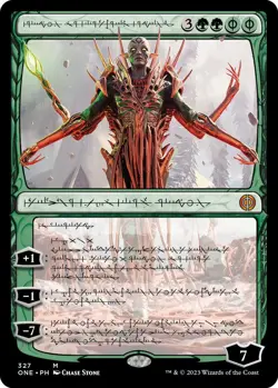 Nissa, Ascended Animist (Phyrexian) Phyrexia: All Will Be One LP 327 - Image 1