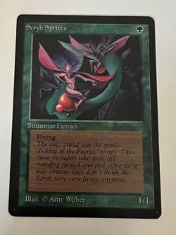 Magic the Gathering MTG Beta Scryb Sprites NM- (Beta Bob) - Image 1