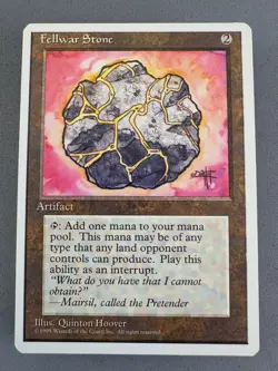 Fellwar Stone MTG Core Set 4th Edition Regular-LP NM-Vintage Magic The Gathering - Image 1