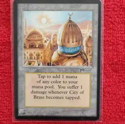 Magic: The Gathering City of Brass Land Regular English Standard Mark Tedin - Image 1