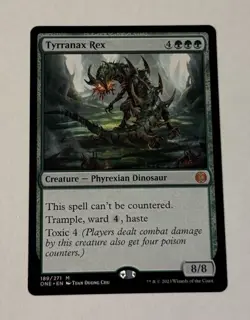 MTG Tyrranax Rex - Phyrexia: All Will Be One LP - Image 1