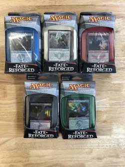Lot of 5x MTG Fate Reforged Complete Intro Packs Sealed Magic the Gathering - Image 1