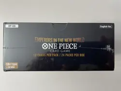 One Piece Emperors In The New World OP-09 TCG Factory Sealed 24 Booster Pack Box - Image 2