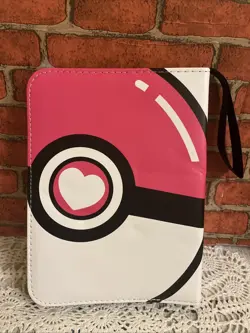 Pokemon Pokeball Binder Pink 400 Card Holder Trading Card Binder 50 Sleeves - Image 2