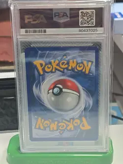Pokemon 2000 Gym Heroes Brock S Rhydon Holo Rare Card #2/132 PSA 8 - Image 2