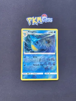 Pokemon TCG Kingdra Burning Shadows 31/147 Reverse Holo Rare LP. - Image 1