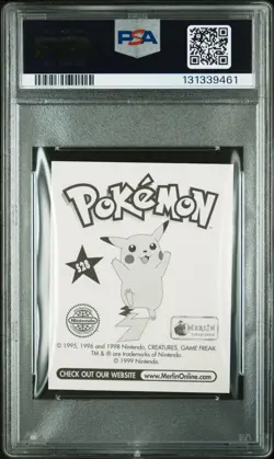 PSA 7 NM 1999 MERLIN POKEMON S28 MISTY-PRISM - Image 2