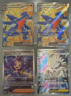Pokemon TCG Destined Rivals + Mega Evolution Ultra Rare Lot Of 4 - Pack Fresh - Image 1