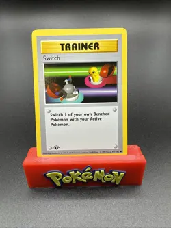 Switch 1ST EDITION Base Set (Shadowless) 1999 Pokemon 95/102 Common - NM - Image 1