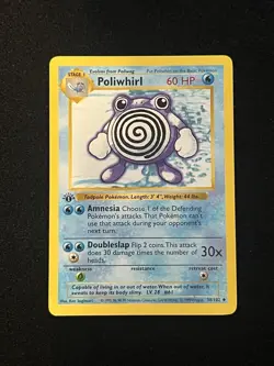 Poliwhirl 38/102 1st Edition - Pokemon Base Set 1st Edition (Shadowless) - Image 1