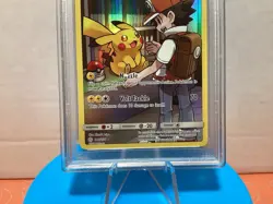 2019 Pikachu 241/236 Cosmic Eclipse Holo Secret Rare PSA 7 Pokemon TCG - Image 3