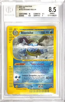 Pokemon TCG BGS 8.5 BLASTOISE Holo R 4/165 Expedition - 2002 ITA ITALIANO - Image 2