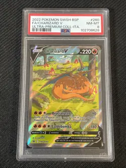 Pokemon TCG PSA 8 CHARIZARD SWH260 - 2022 ITA ITALIANO - Image 1