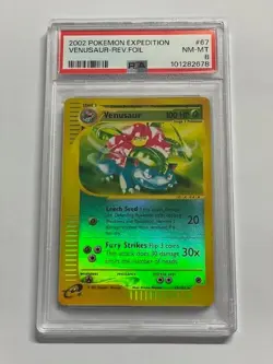 Pokemon PSA 8 VENUSAUR 67/165 Expedition - 2002 ENG ENGLISH - Image 1