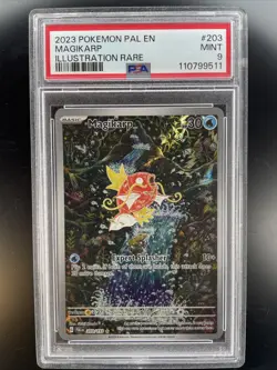 Pokemon TCG PSA 9 MAGIKARP 203/193 Paldea Evolved - 2023 ENG ENGLISH - Image 1