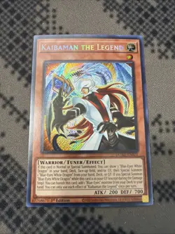 YUGIOH KAIBAMAN THE LEGEND SECRET RARE 1ST NM DUAD-EN021 - Image 1