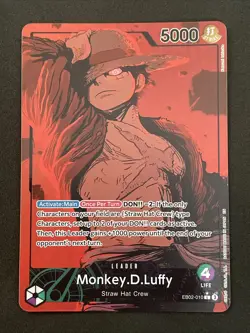 One Piece TCG MONKEY.D.LUFFY EB02-010 L - ENG ENGLISH - Image 1