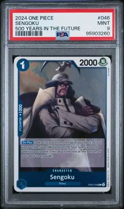 2024 One Piece 500 Years in the Future Sengoku RARE #046 PSA 9 MINT - Image 1
