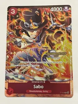 ONE PIECE TCG SABO Championship 2024 Promo P-044 - ENG ENGLISH - Image 1