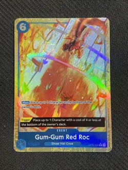 One Piece TCG GUM-GUM RED ROC OP04-056 R - ENG ENGLISH - Image 1
