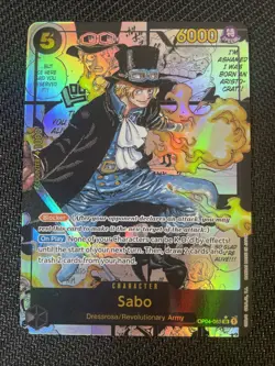 One Piece TCG SABO OP04-083 SR - 2024 ENG ENGLISH MANGA PRB - Image 1
