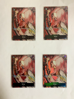 One Piece TCG 4X HINA ST06-008 Premium Collection BEST SELECTION VOL.2 ENG - Image 1
