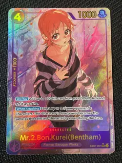 One Piece TCG MR.2.BON.KUREI(BENTHAM) EB01-061 SEC - ENG ENGLISH - Image 1