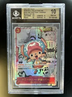 ONE PIECE TCG BGS 10 TONY TONY.CHOPPER EB01-006 - JAP JPN JAPANESE MANGA - Image 1