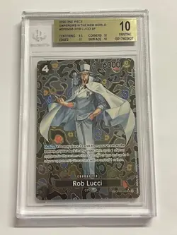 One Piece BGS 10 ROB LUCCI OP05-093 - 2024 ENG - Image 1