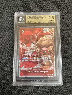 One Piece BGS 9.5 TONY TONY.CHOPPER OP04-010 - ENG ENGLISH WINNER - Image 1