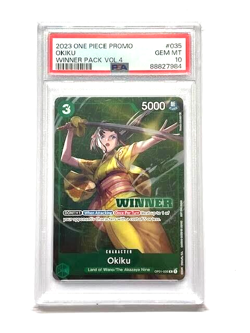 One Piece TCG PSA 10 Promo OKIKU Winner Pack Vol.4 OP01-035 R - 2023 ENGLISH - Image 1